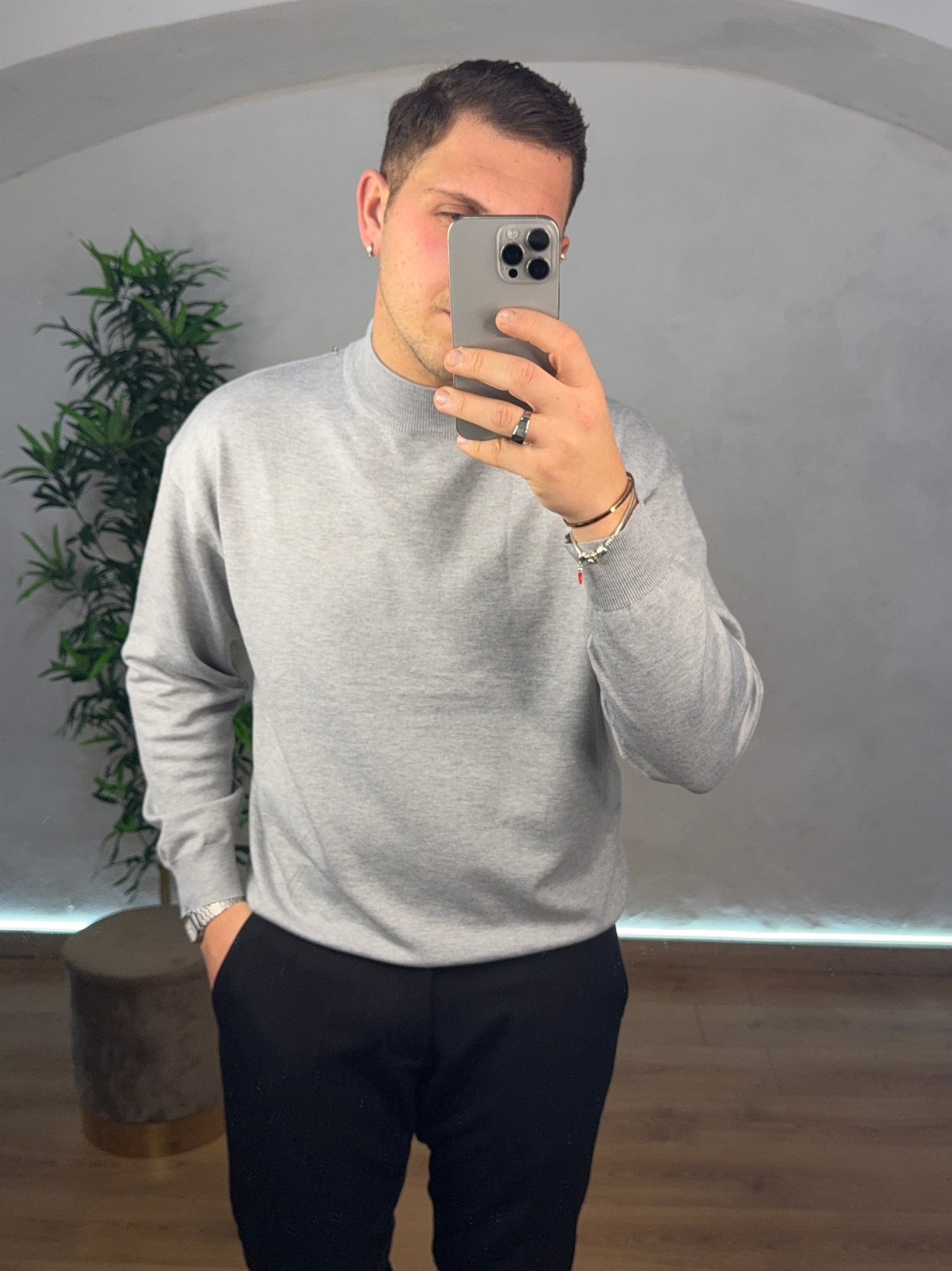 Maglia mezzo collo
