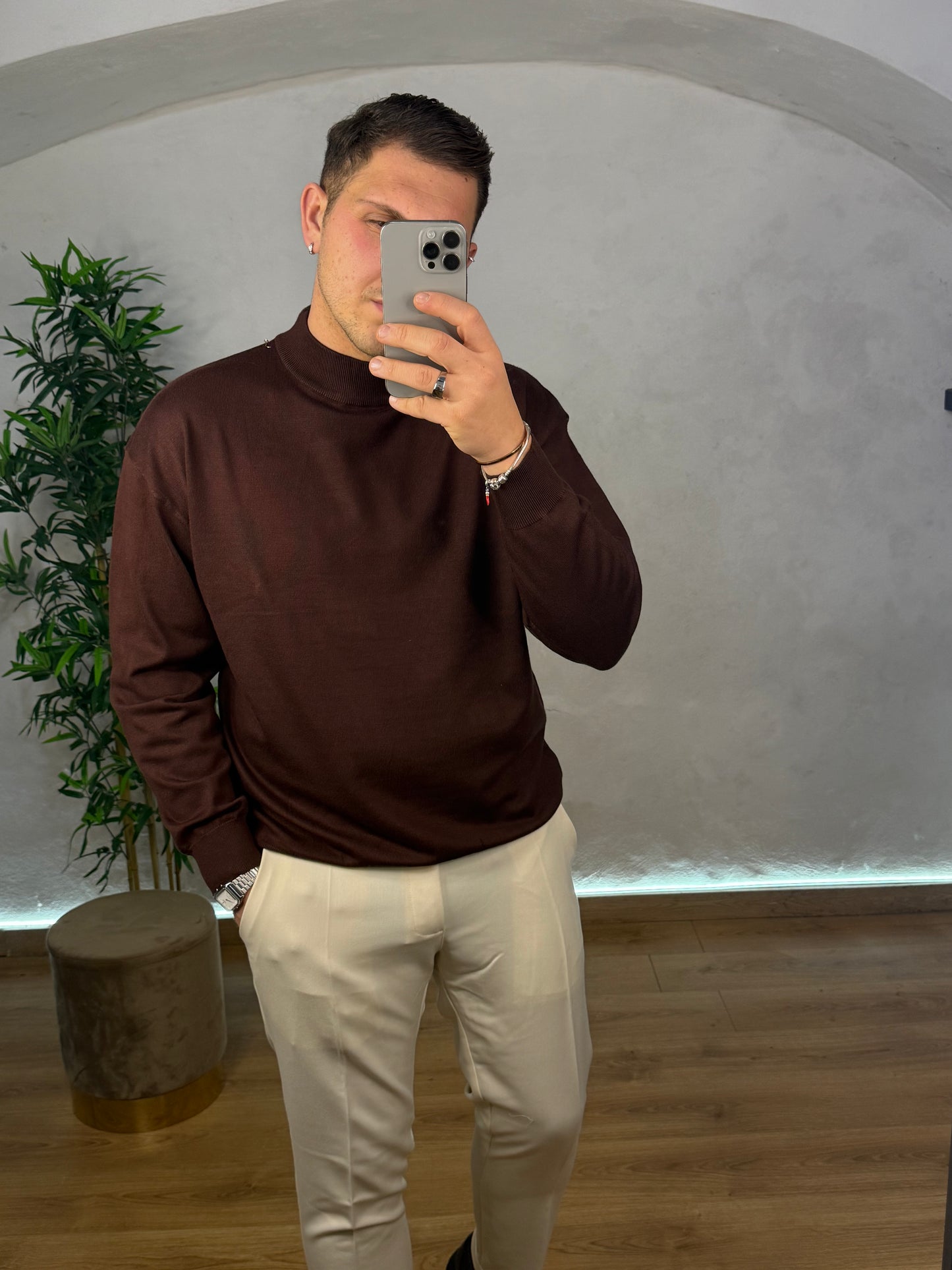Maglia mezzo collo
