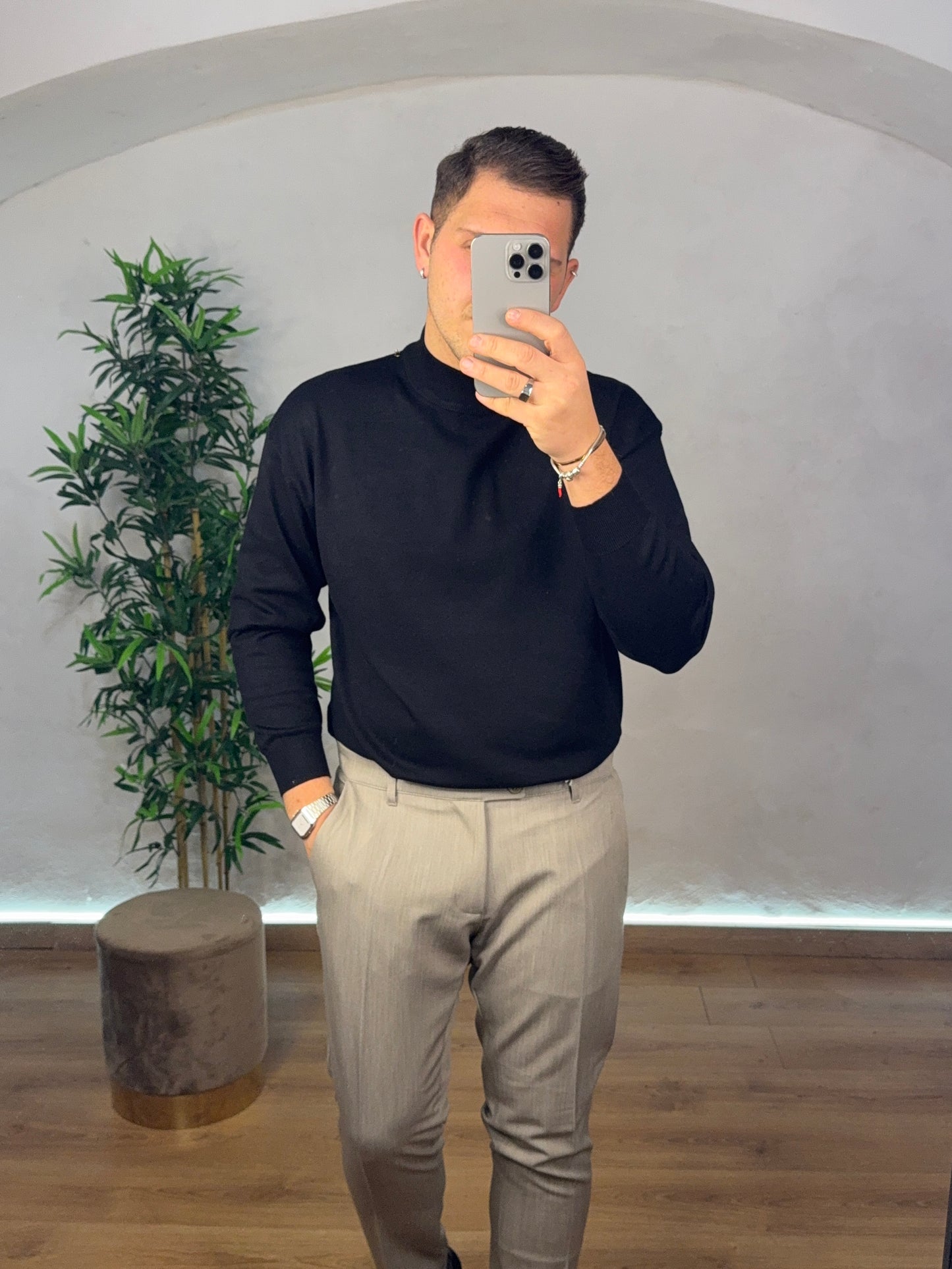 Maglia mezzo collo