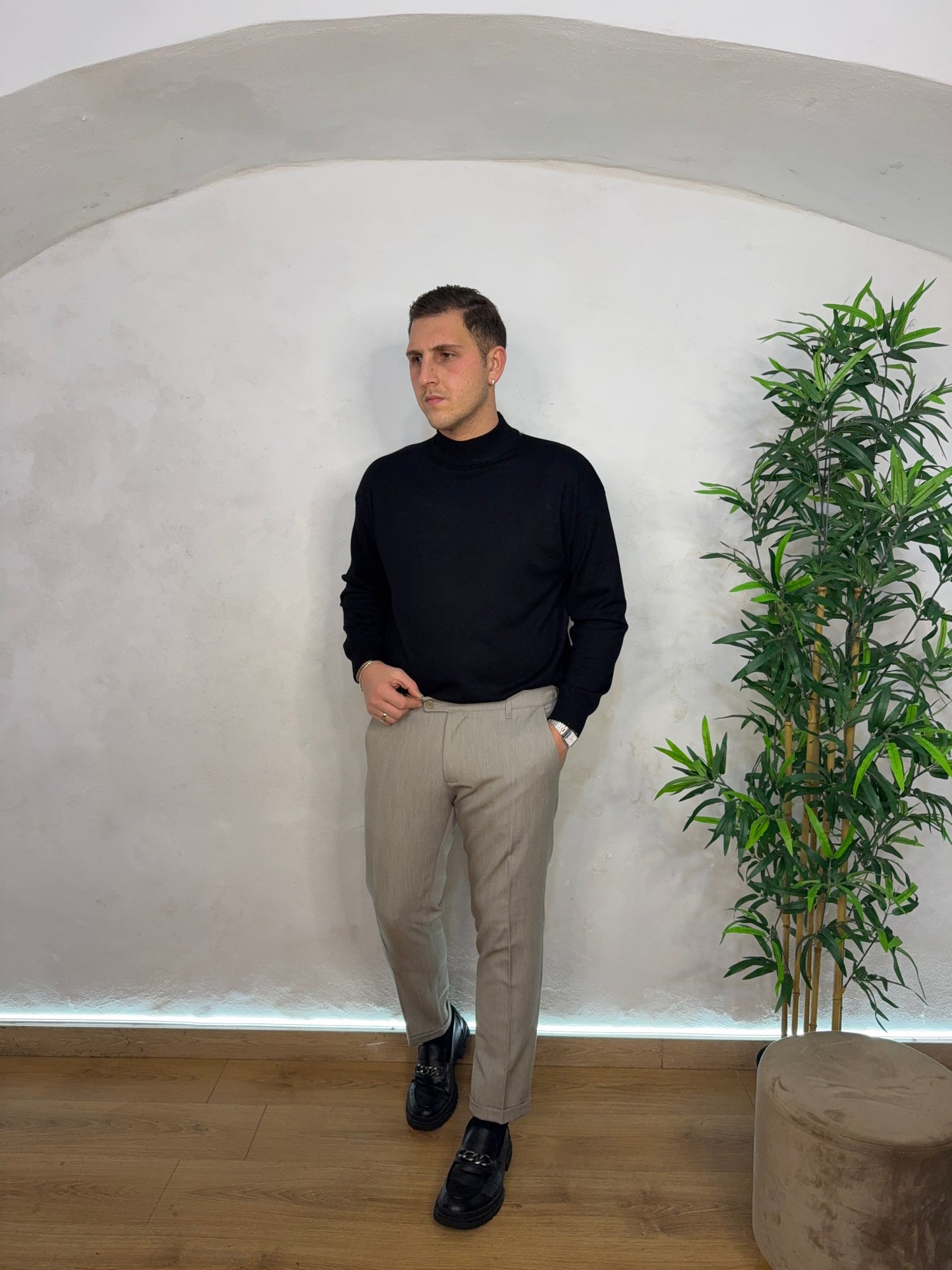 Maglia mezzo collo