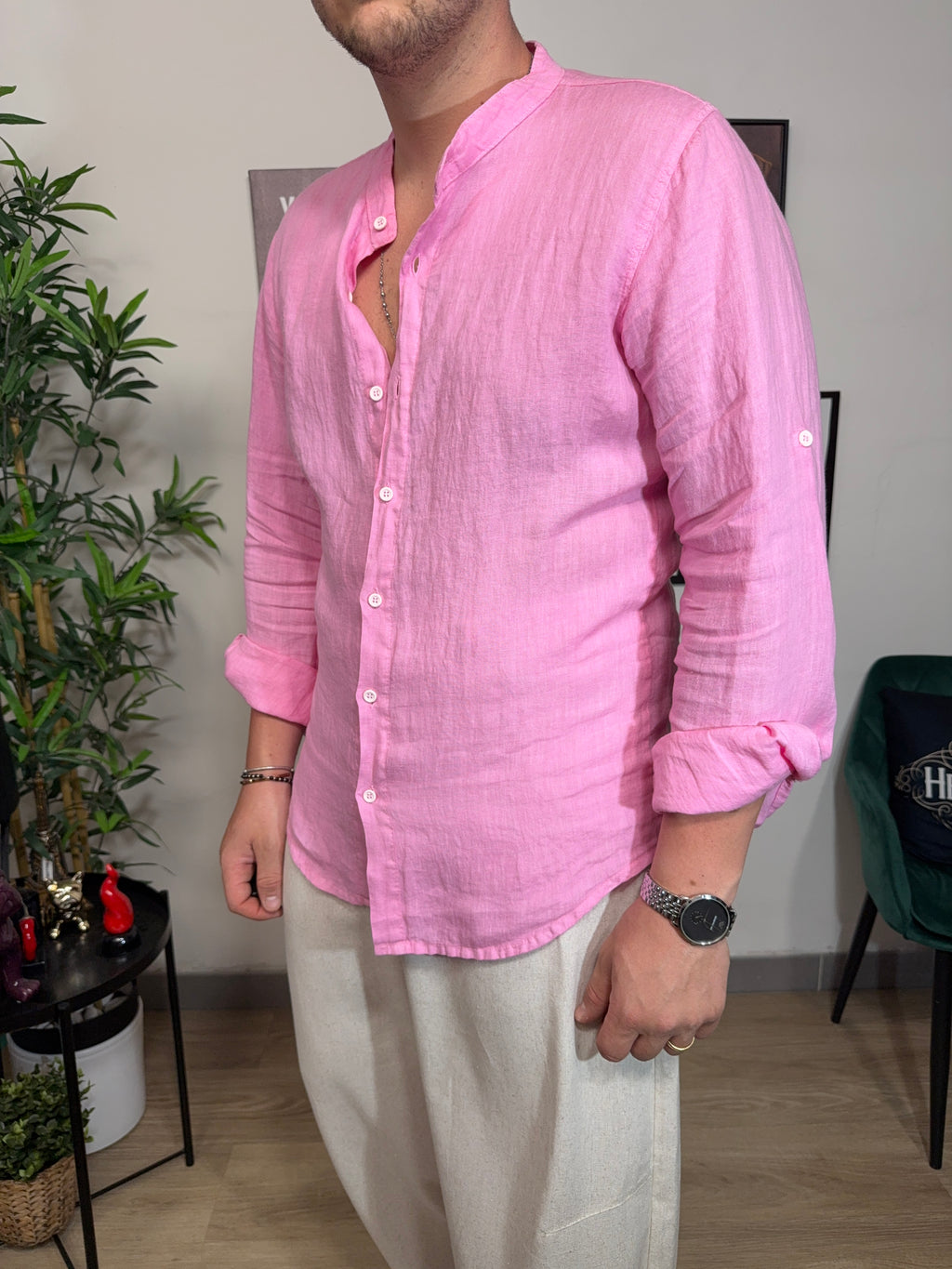 Camicia puro lino