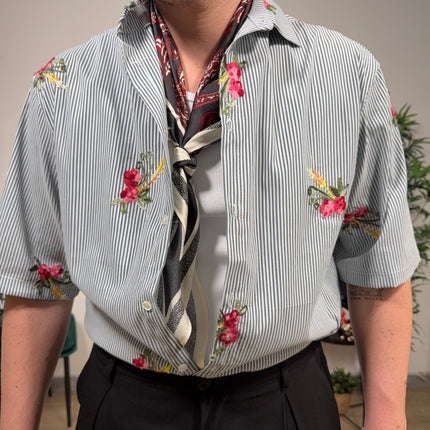 Camicia ricamo flower