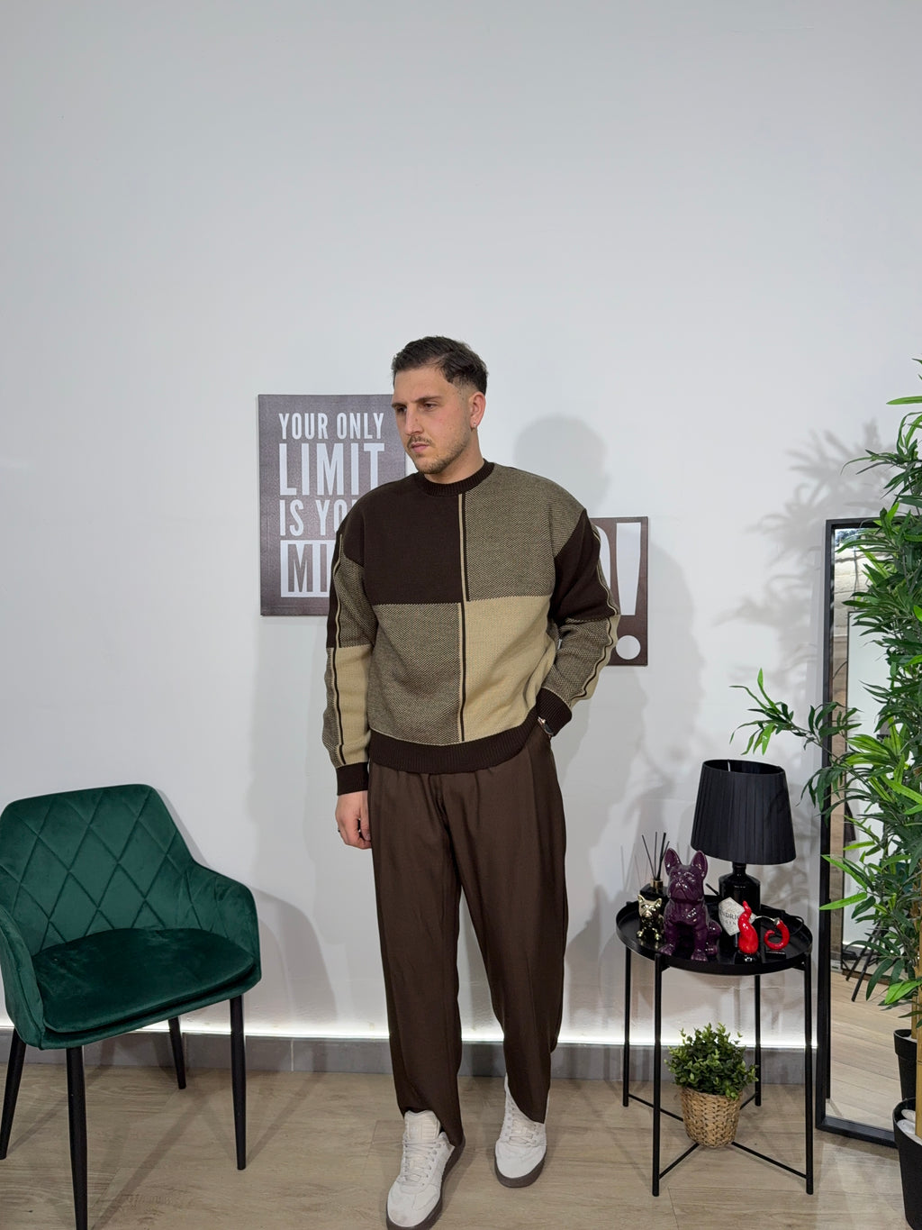 Maglione Quadri