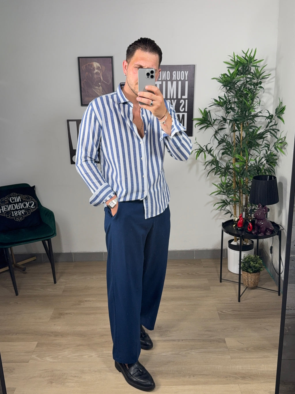 Pantalone Palace Lino