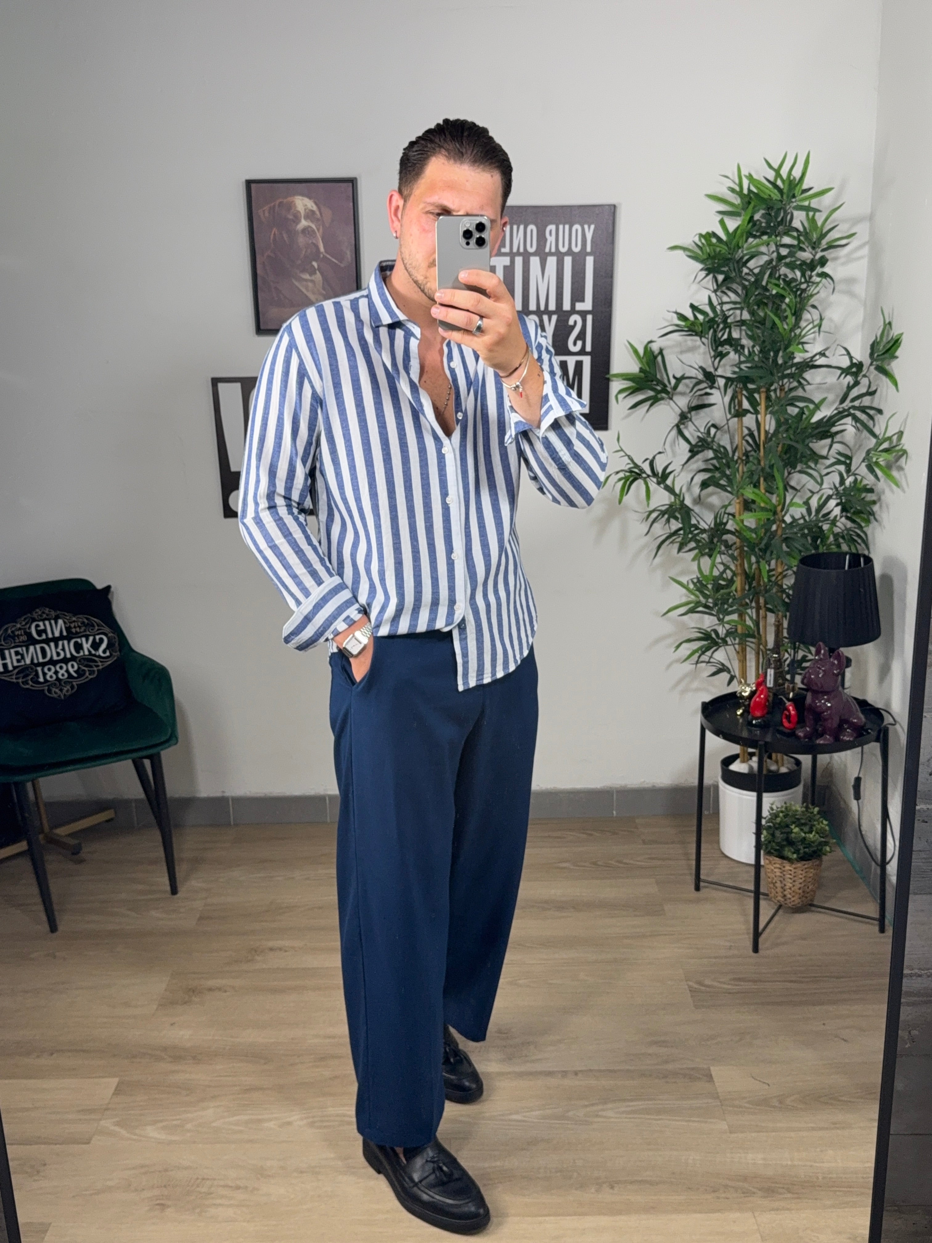 Pantalone Palace Lino