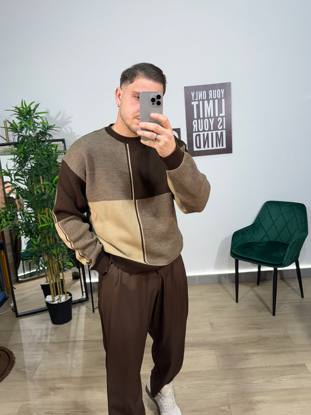 Maglione Quadri