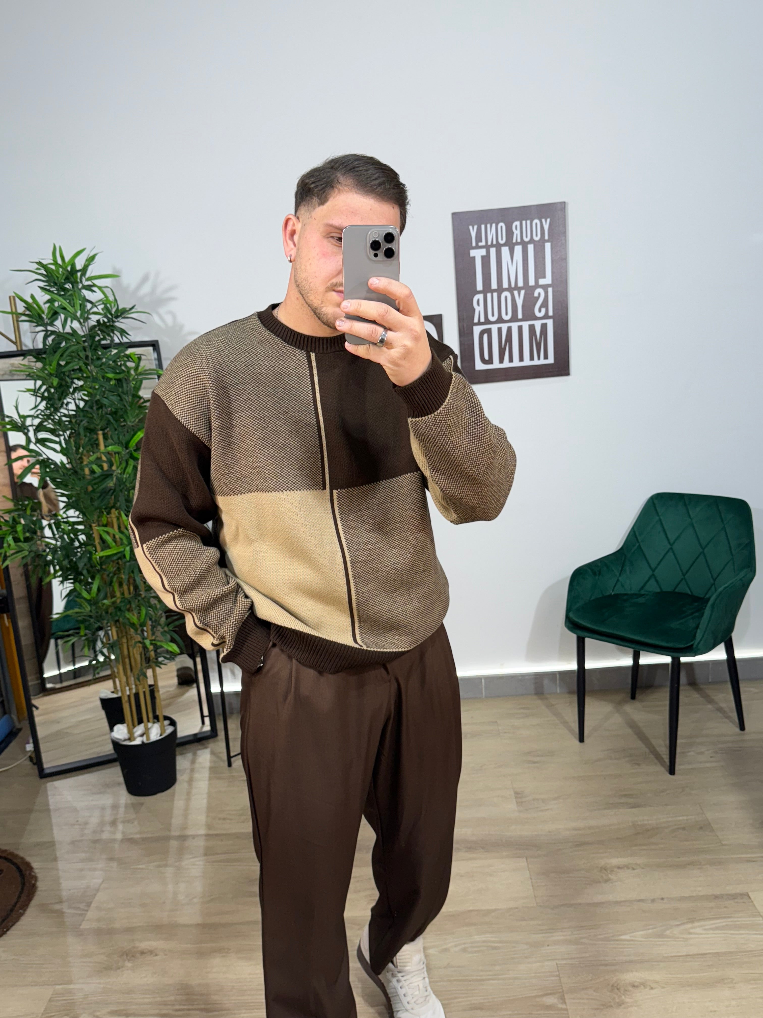 Maglione Quadri