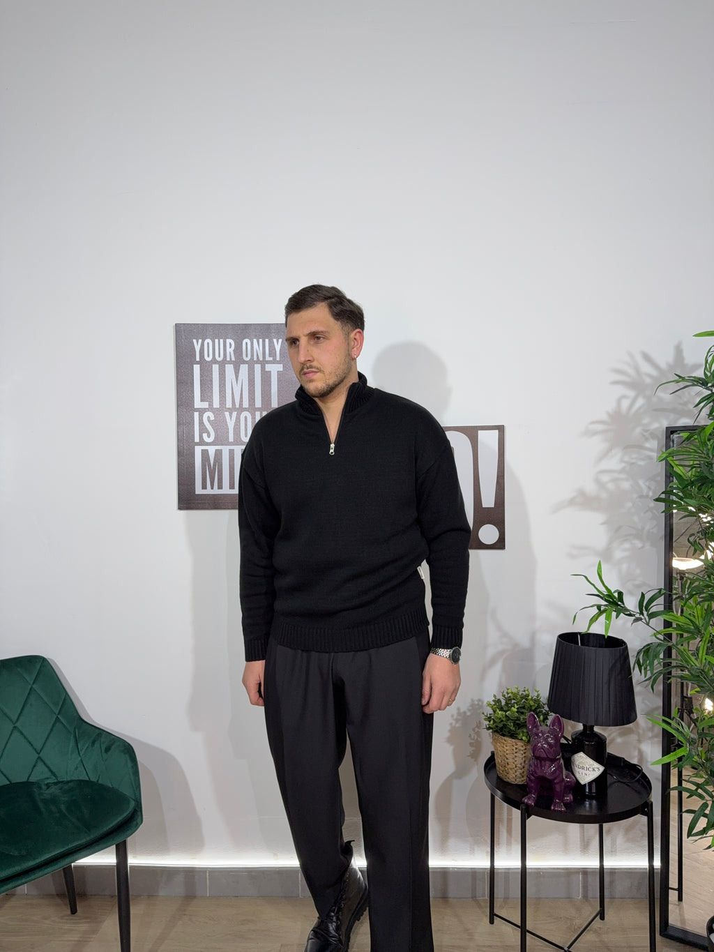 Maglione zip