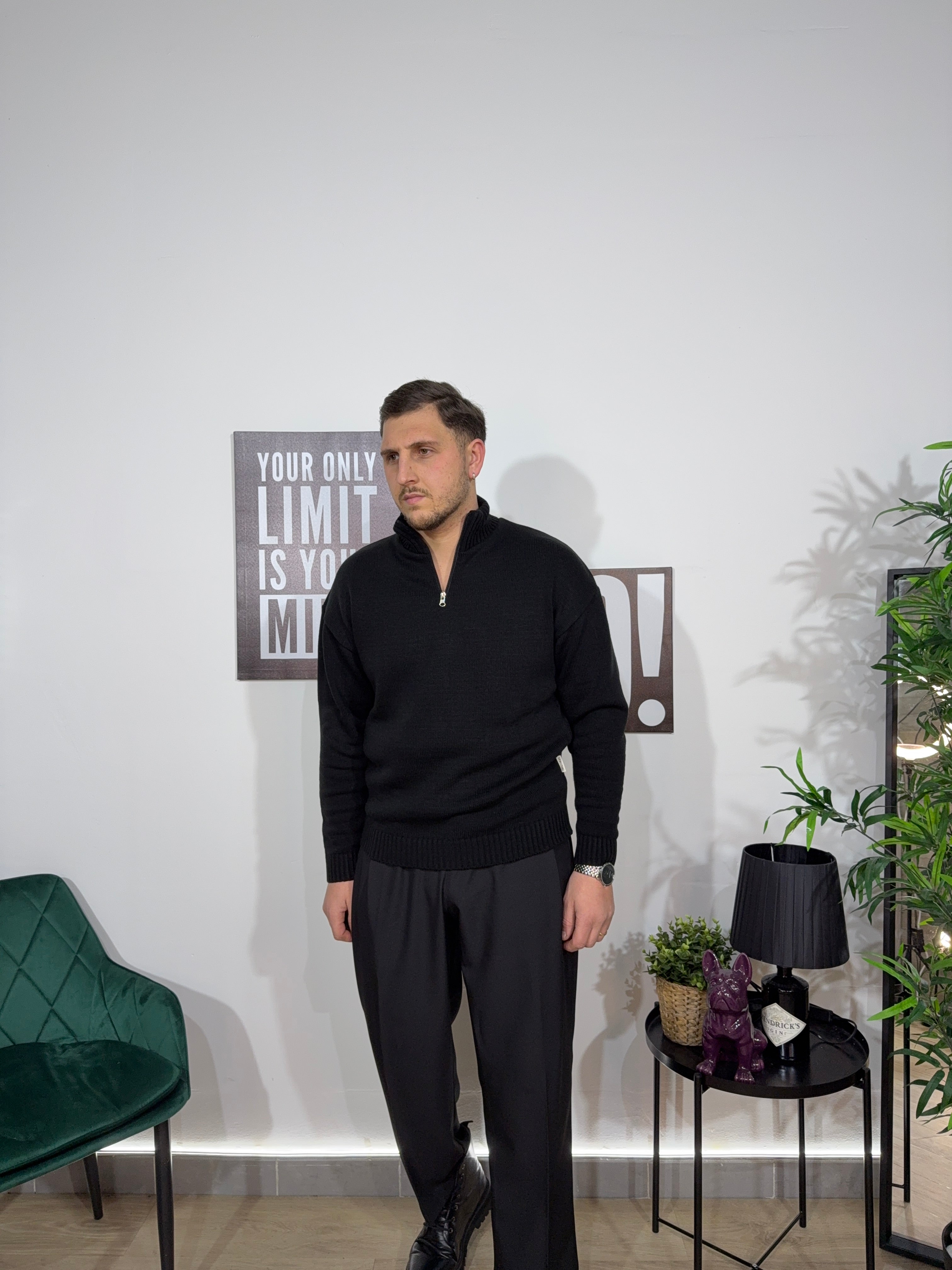 Maglione zip