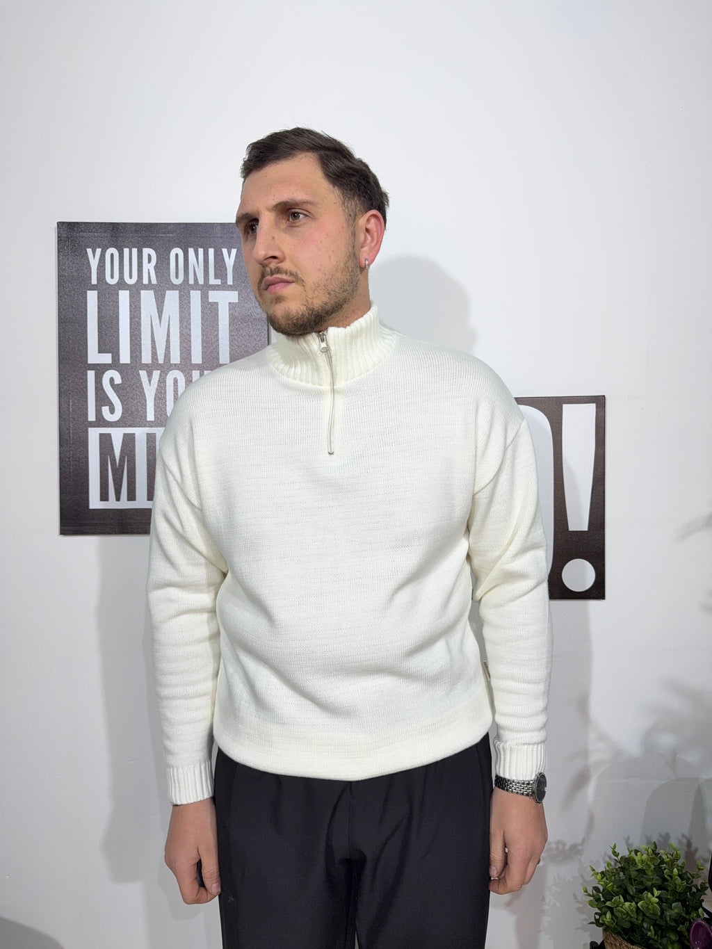 Maglione zip