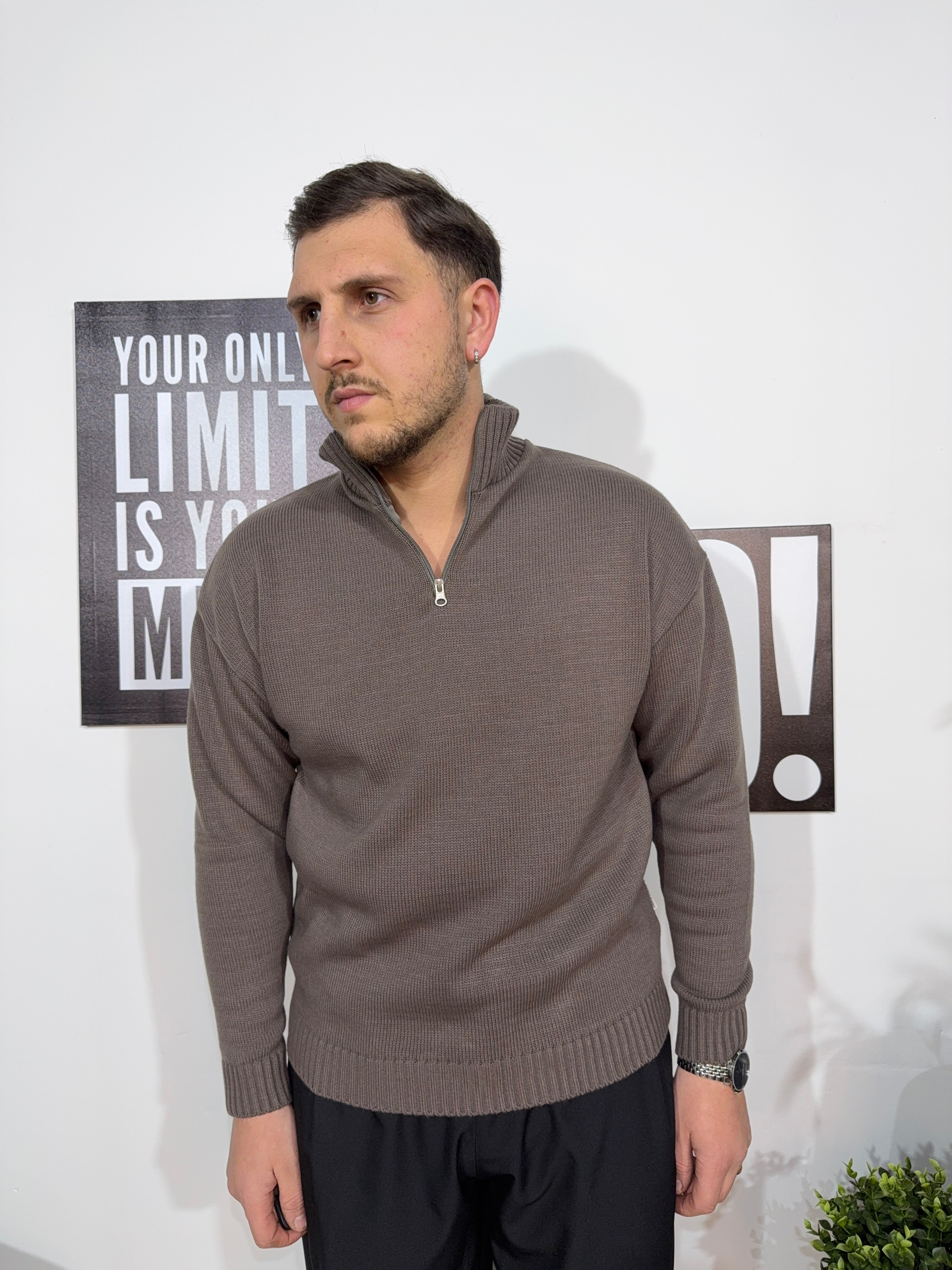 Maglione zip