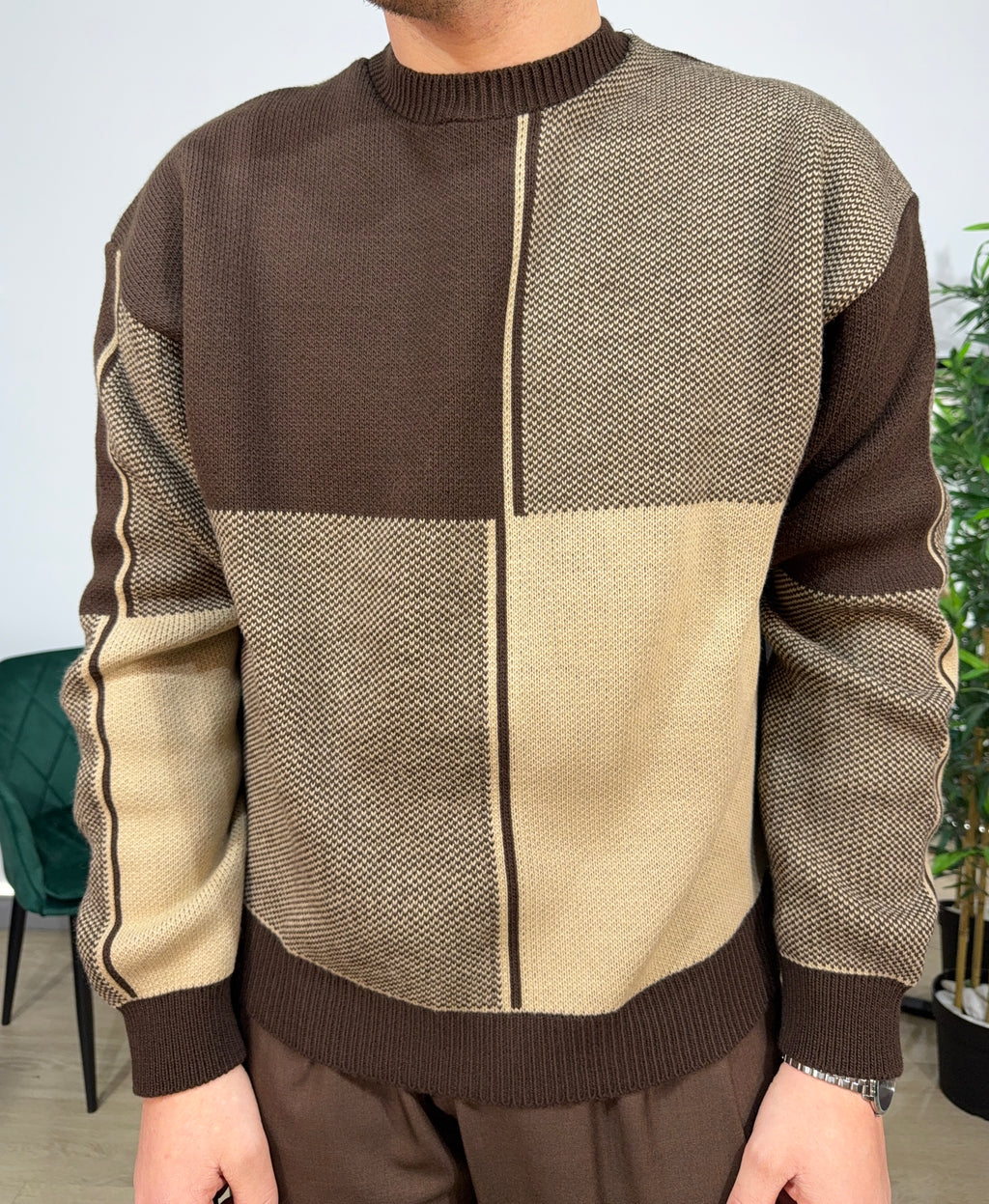 Maglione Quadri
