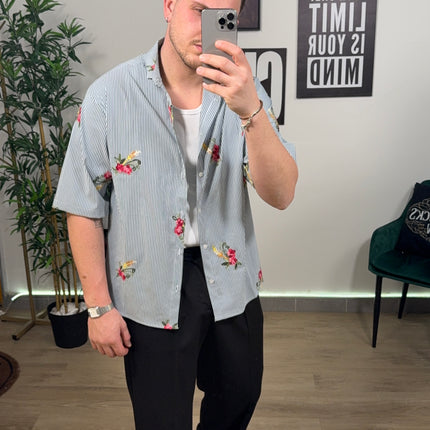 Camicia ricamo flower