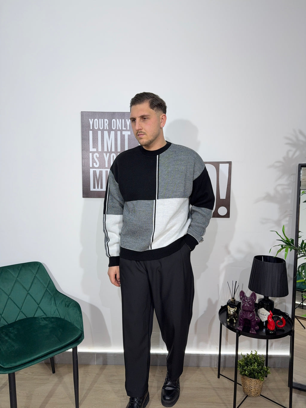 Maglione Quadri