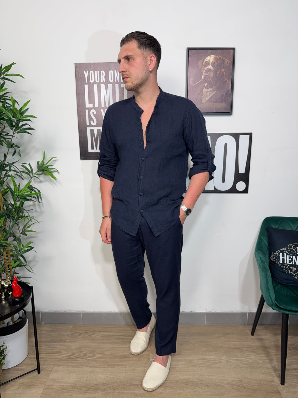 Camicia puro lino
