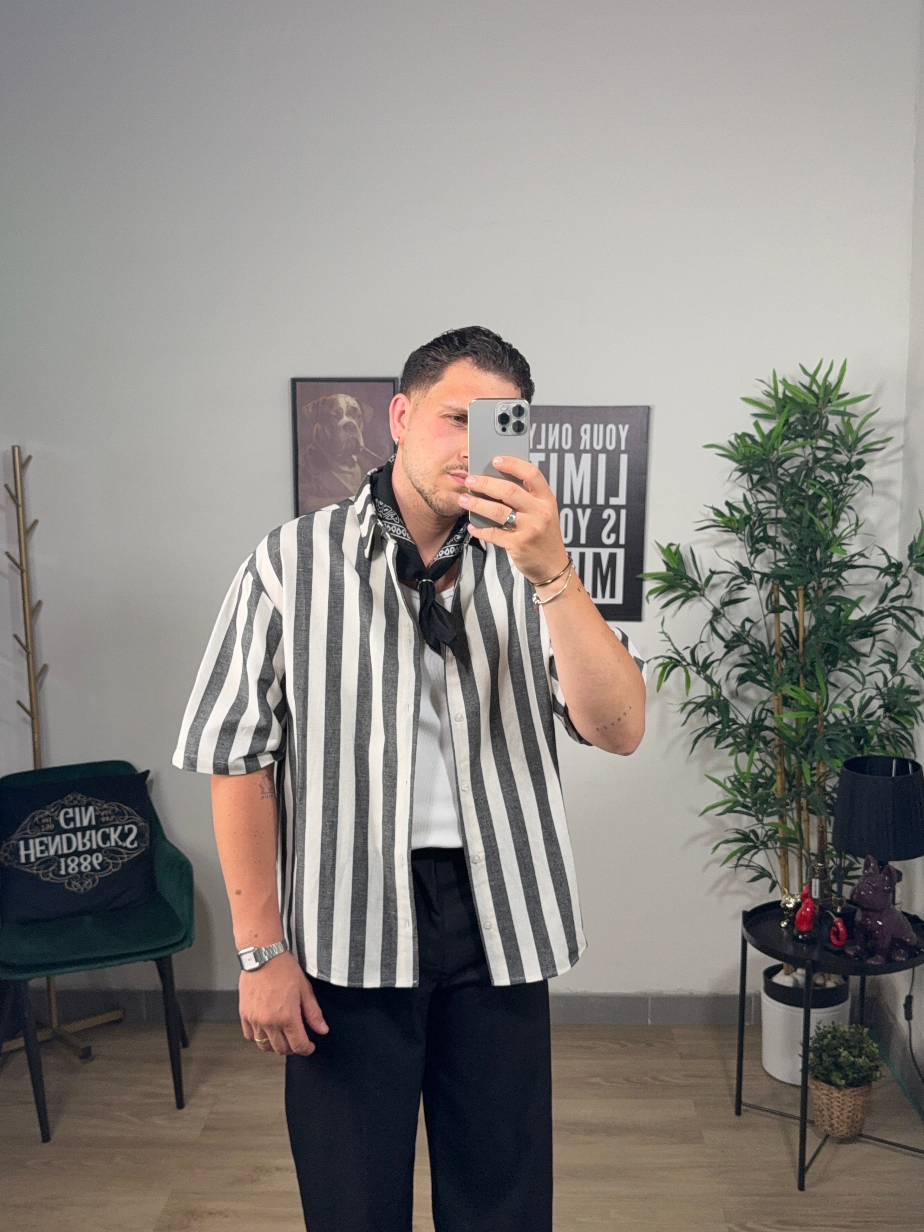 Camicia LINE misto lino