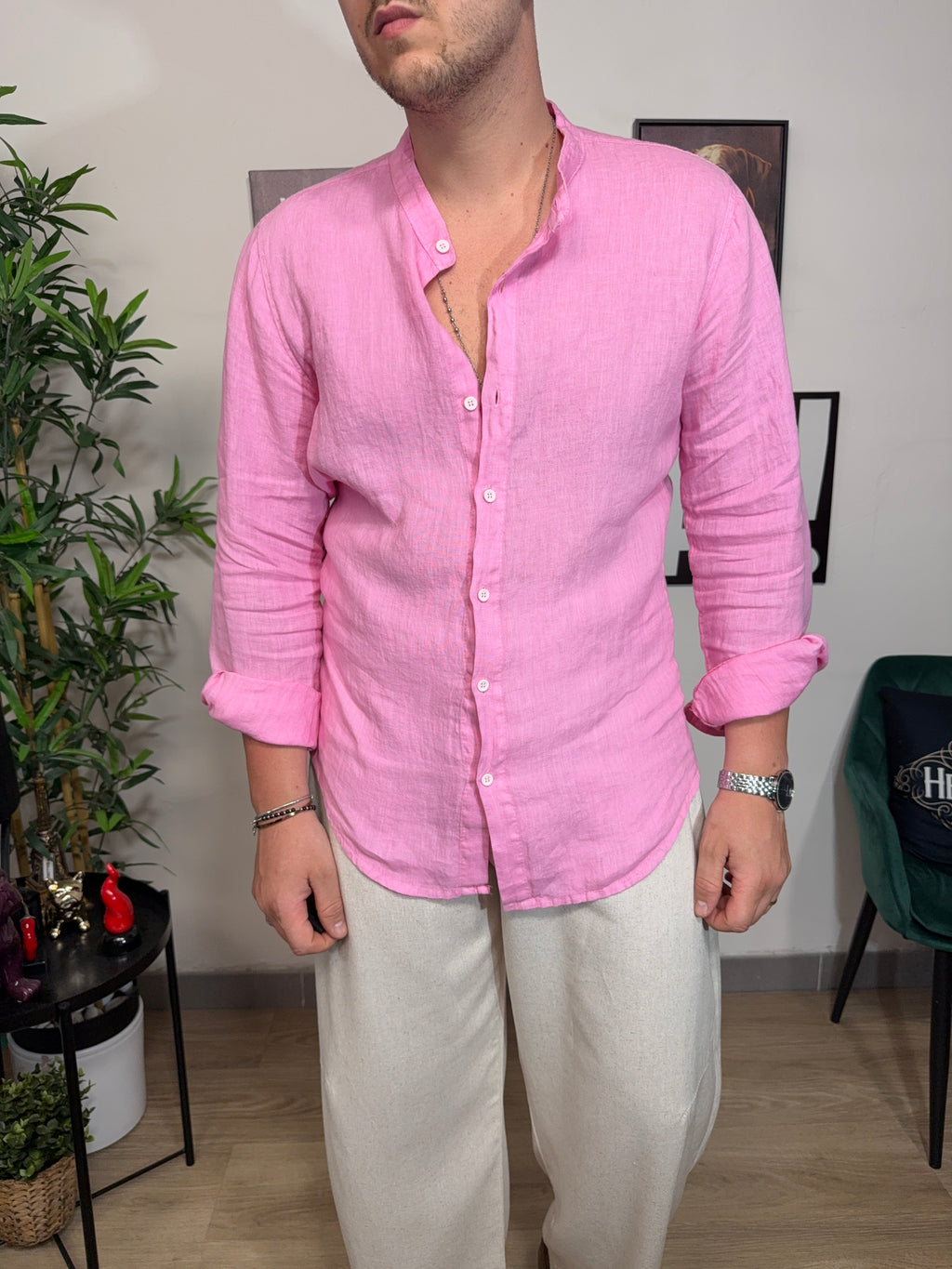 Camicia puro lino