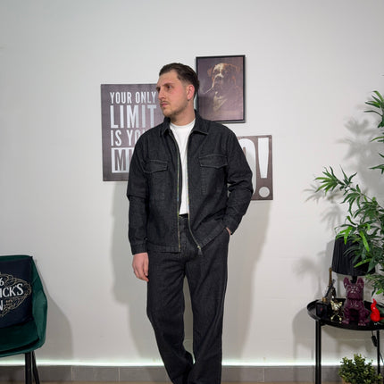 Coordinato denim  black