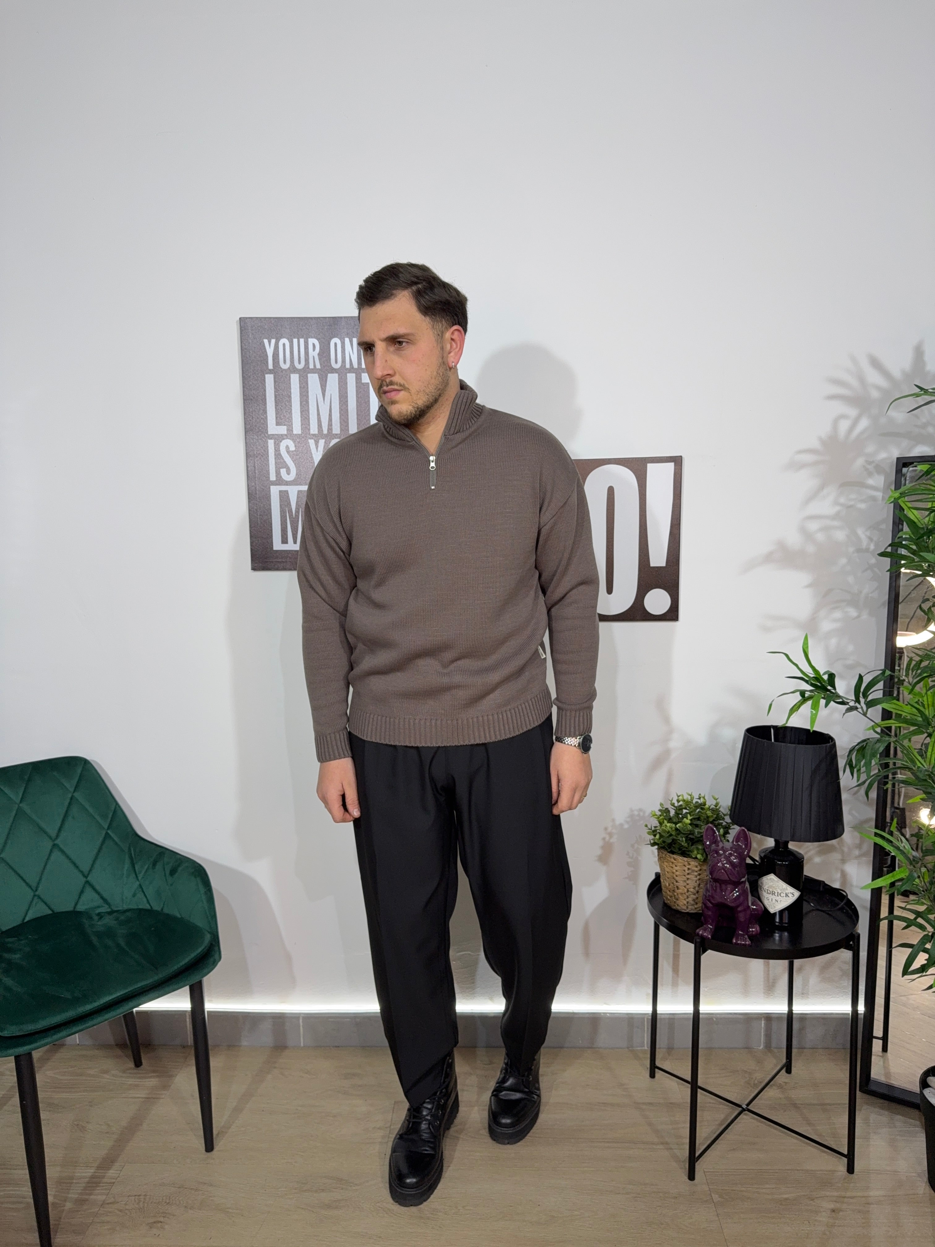 Maglione zip