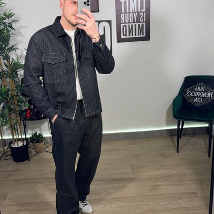 Coordinato denim  black