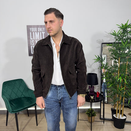 Jacket camoscio