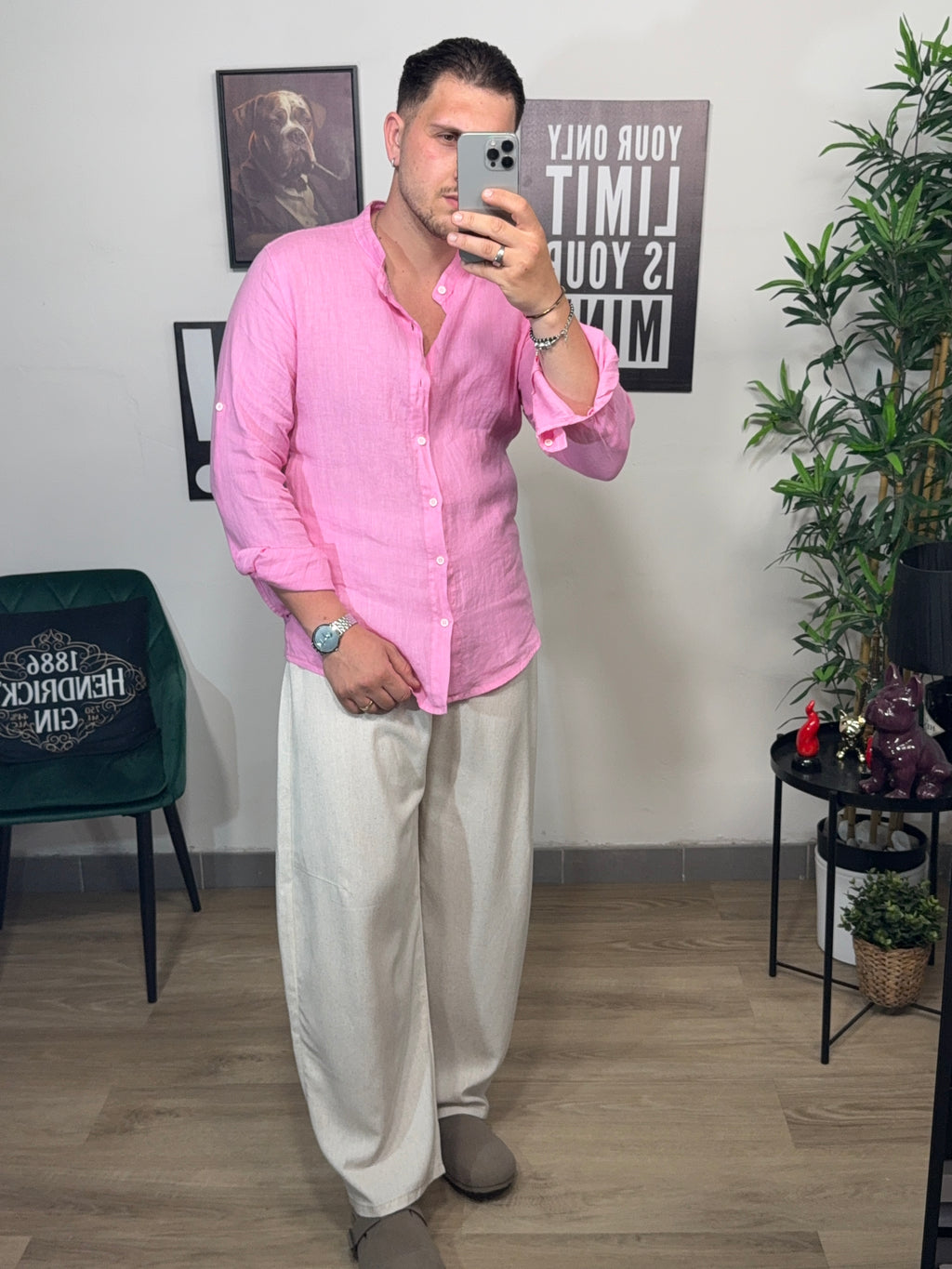 Camicia puro lino