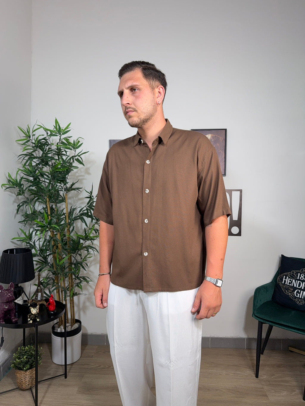Camicia just misto lino