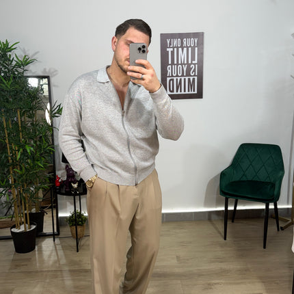 Cardigan zip