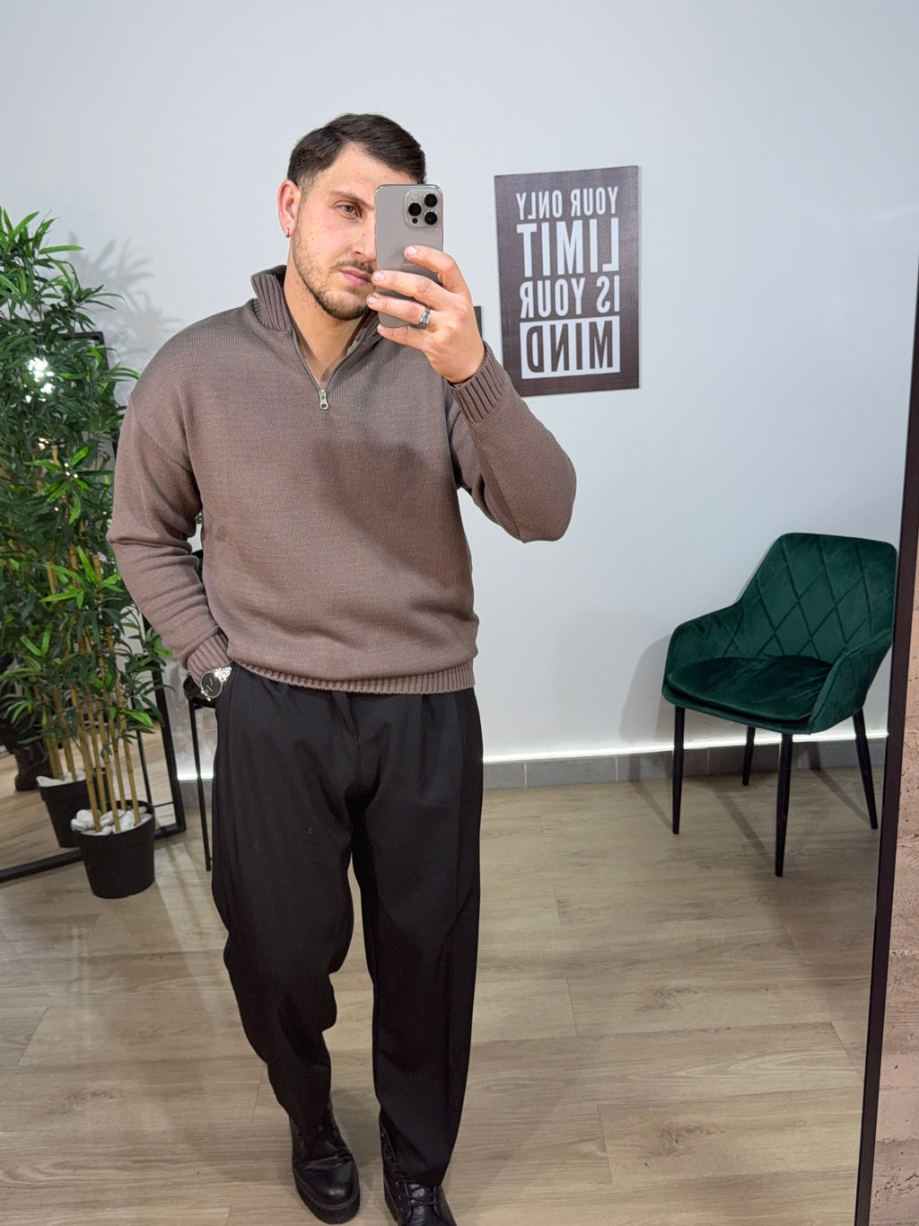 Maglione zip