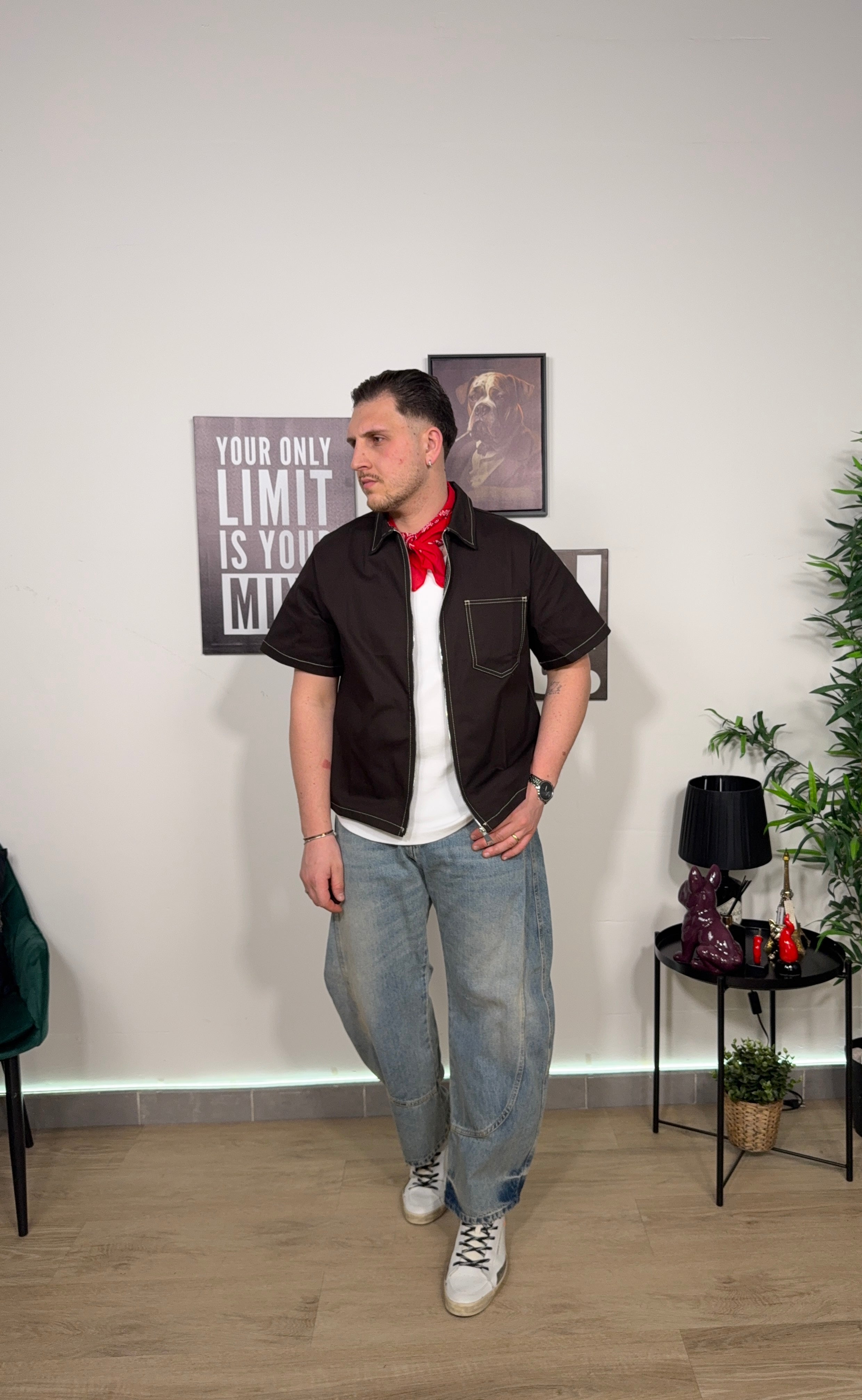 Jacket contrast