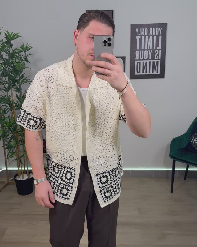 Cardigan quadri